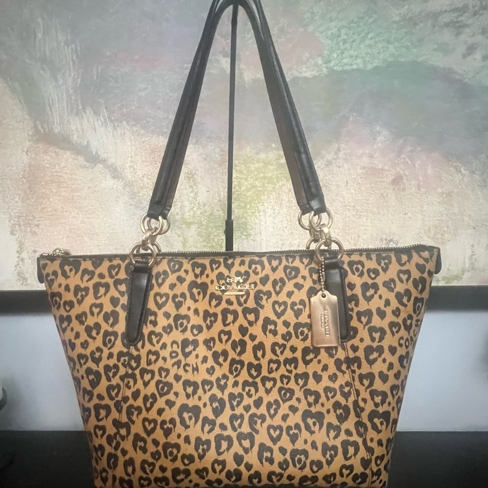 Coach Ava Wild Heart Tote Bag - Picture 1 of 10